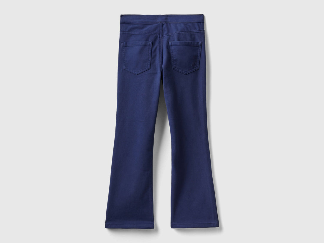 Flared Stretch Trousers