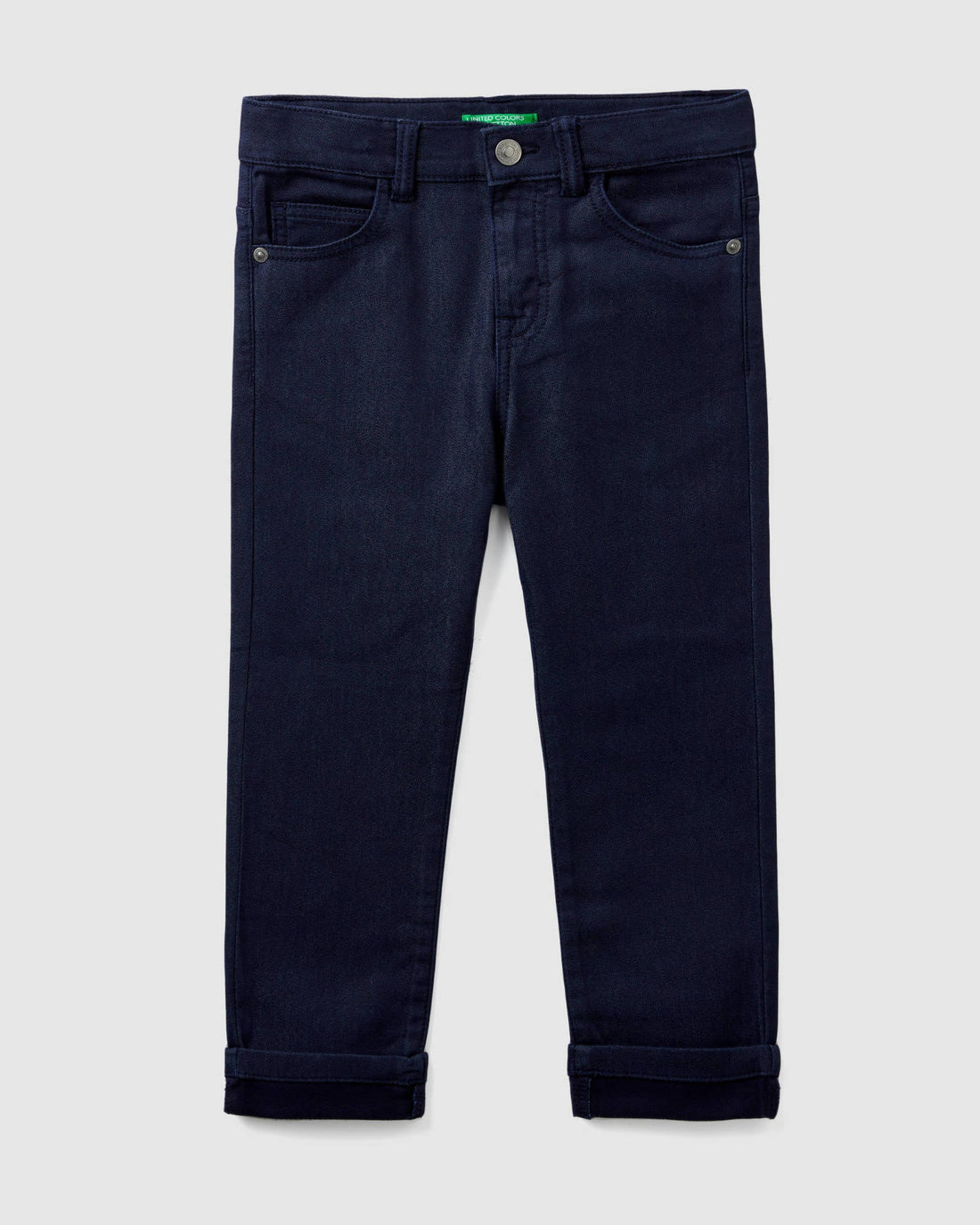 Dark Blue Trousers Benetton