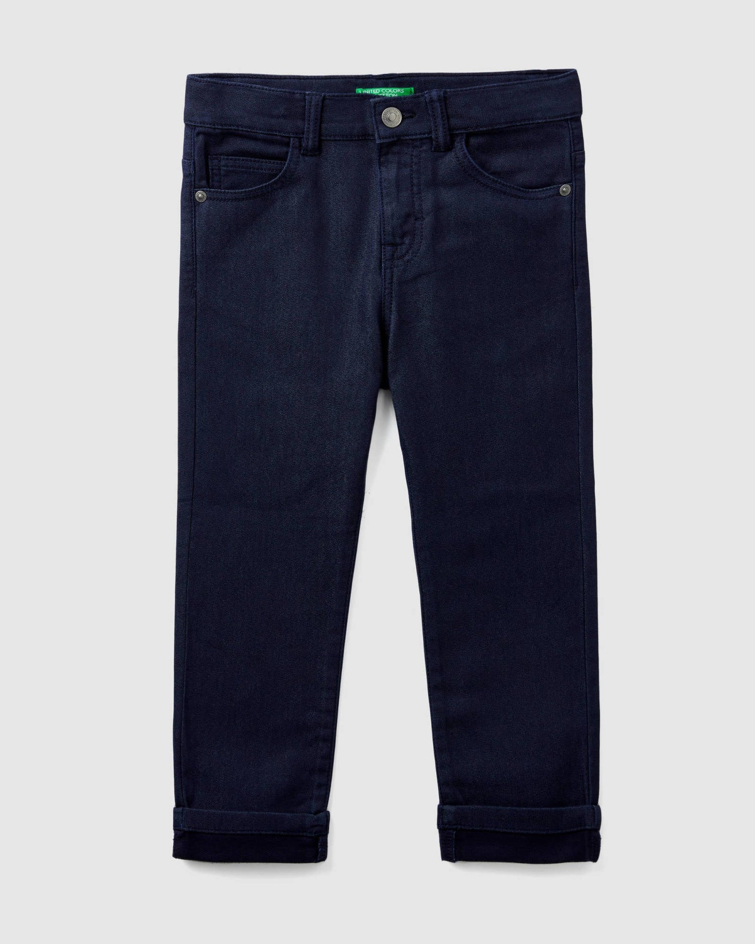 Dark Blue Trousers Benetton