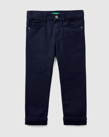 Dark Blue Trousers Benetton