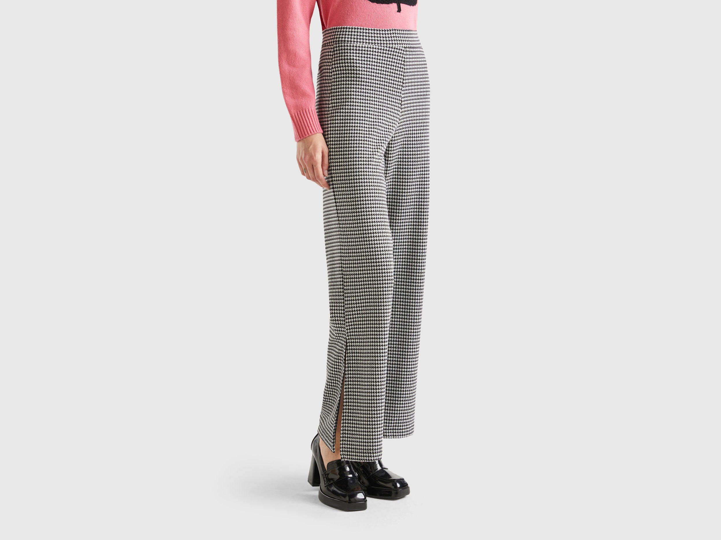 Flared Jacquard Trousers_4B8UDF02P_931_01