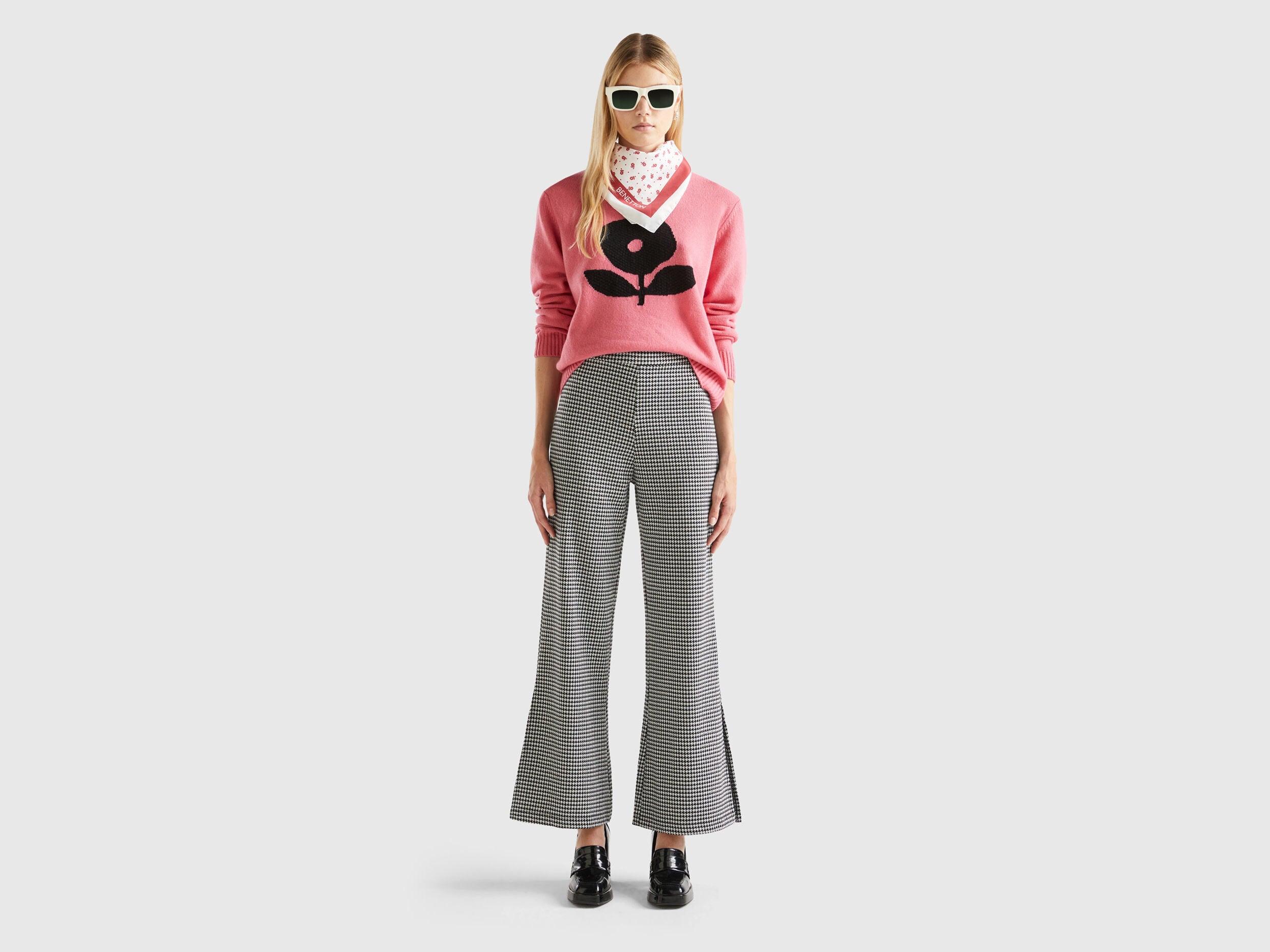 Flared Jacquard Trousers_4B8UDF02P_931_03