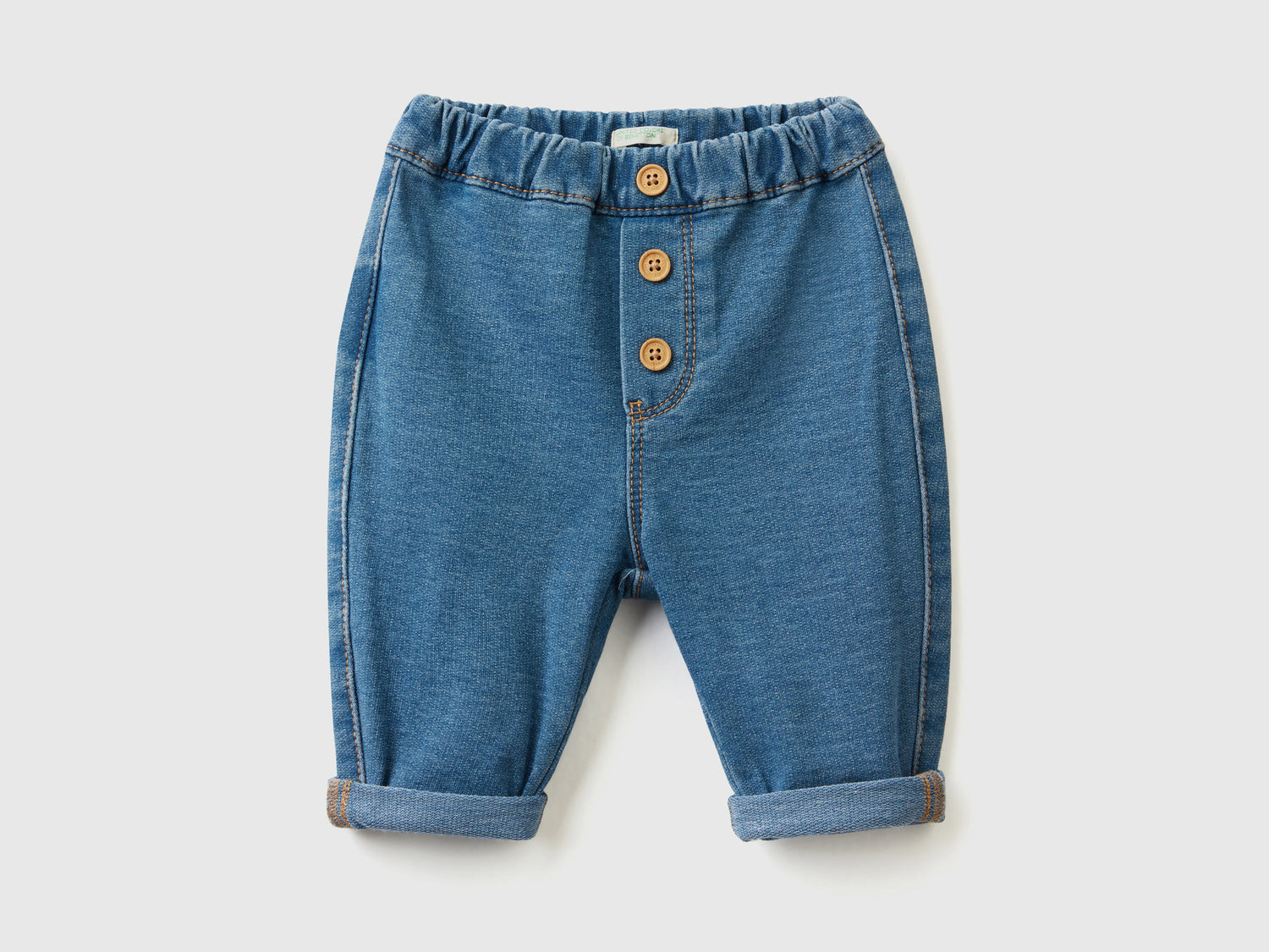 Trousers With Denim Effect