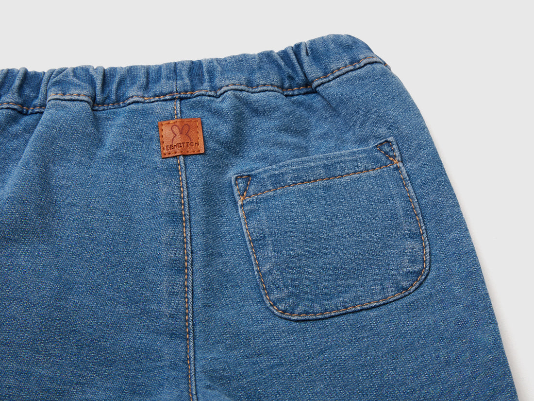 Trousers With Denim Effect