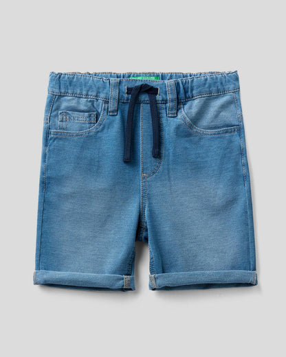 Light Blue Bermuda Benetton