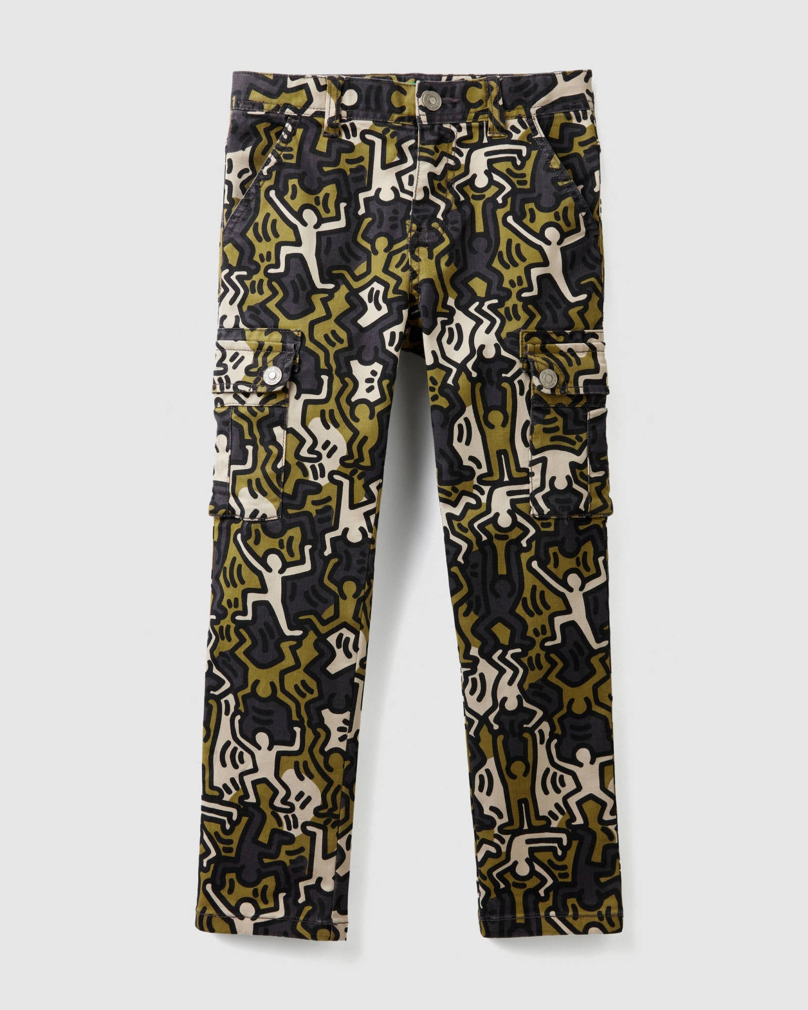 Kaki Trousers Benetton