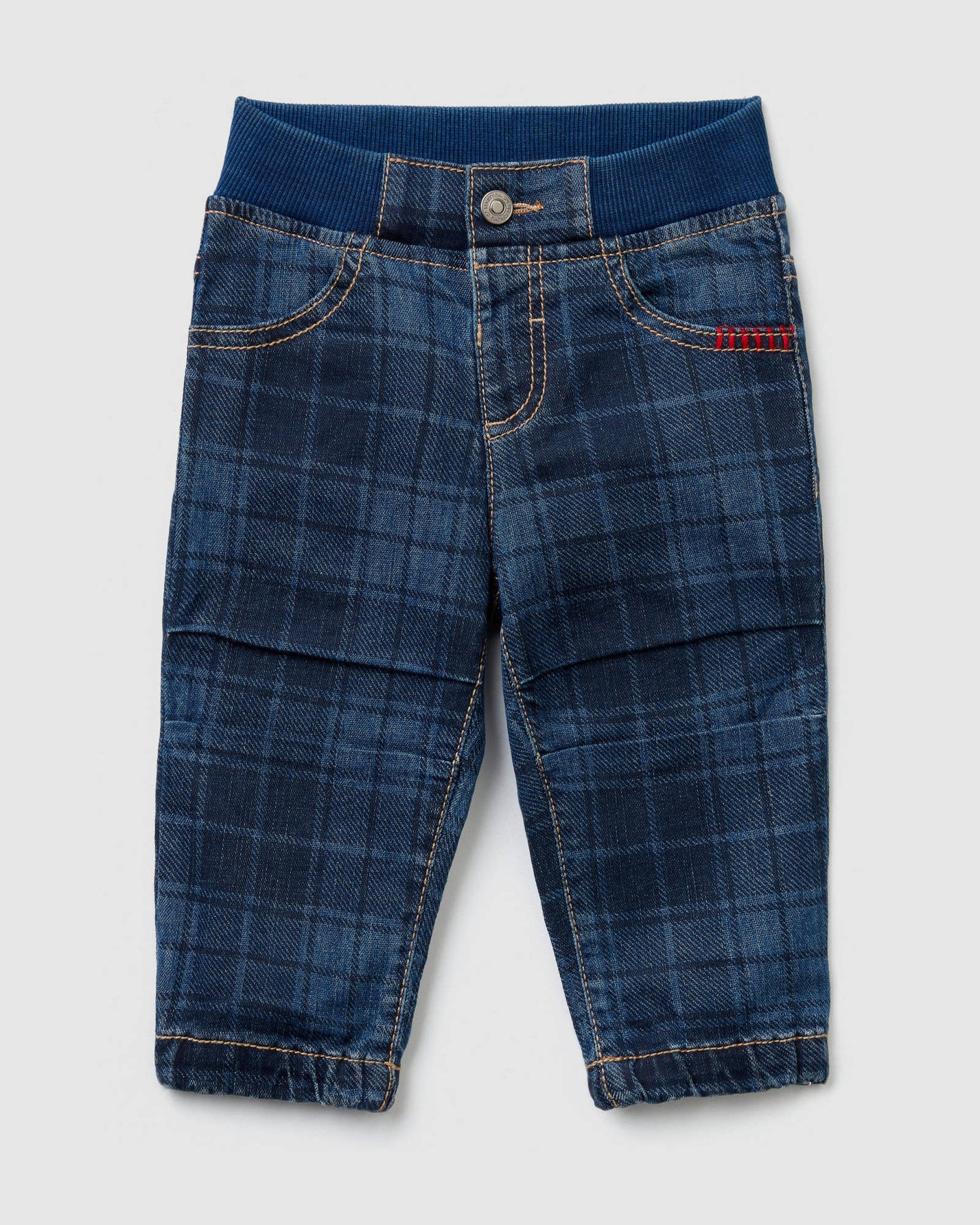 Middle Blue Trousers Benetton