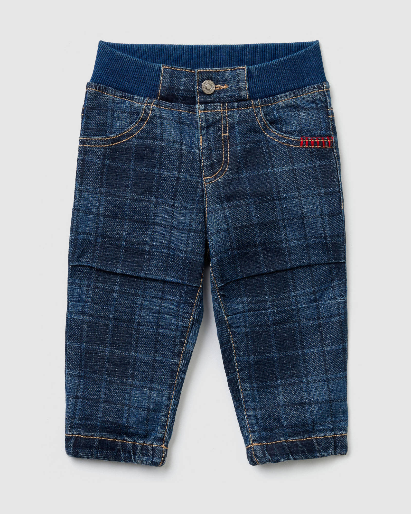 Middle Blue Trousers Benetton