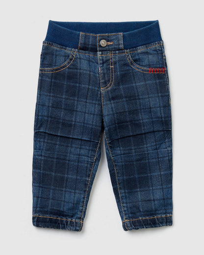 Middle Blue Trousers Benetton