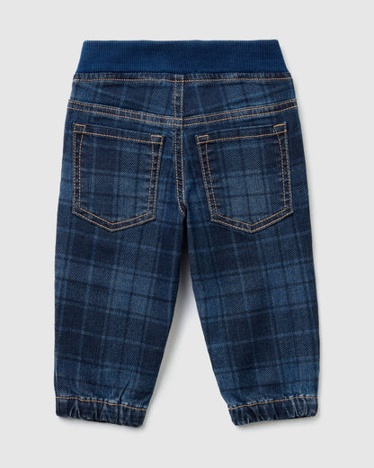 Middle Blue Trousers Benetton