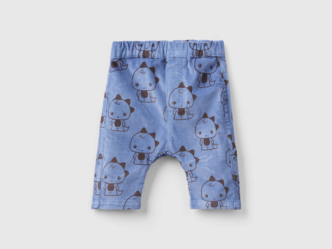 Baggy Fit Trousers With Dinosaur Print_4D7MAF00W_76M_01