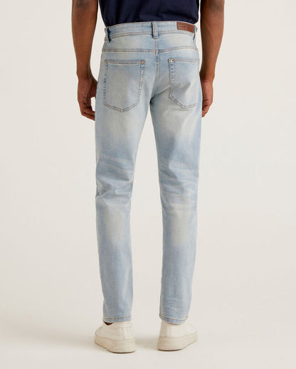 Light Blue Trousers Benetton
