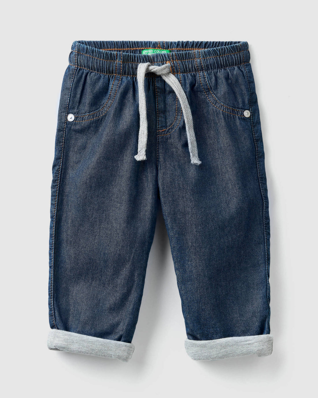 Middle Blue Trousers Benetton