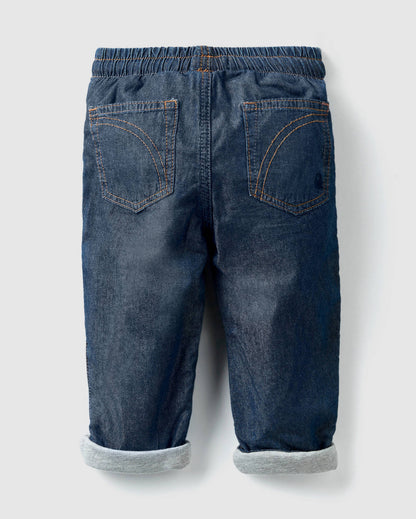 Middle Blue Trousers Benetton