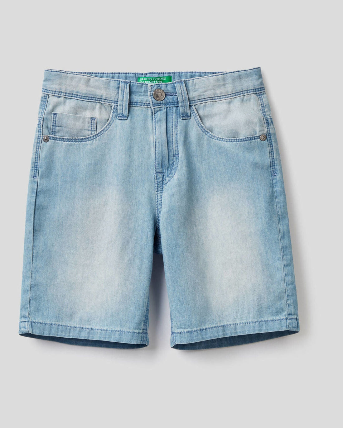 Light Blue Bermuda Benetton