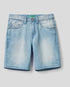 Light Blue Bermuda Benetton