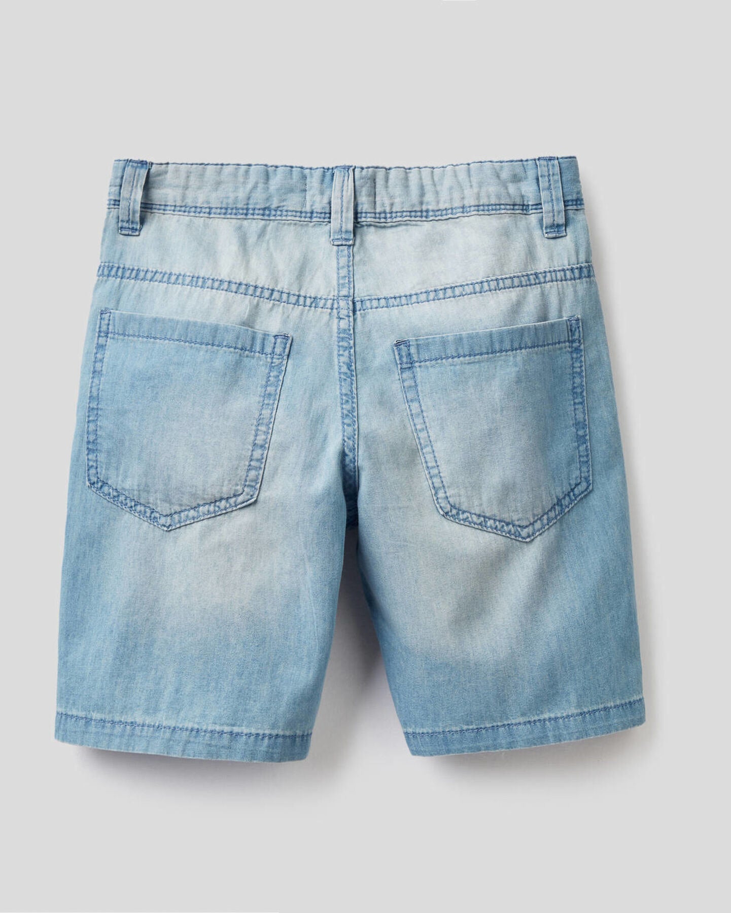 Light Blue Bermuda Benetton
