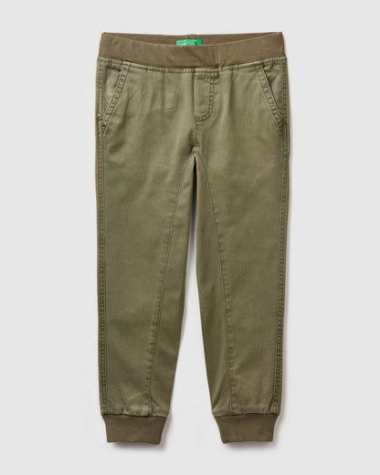 Kaki Trousers Benetton