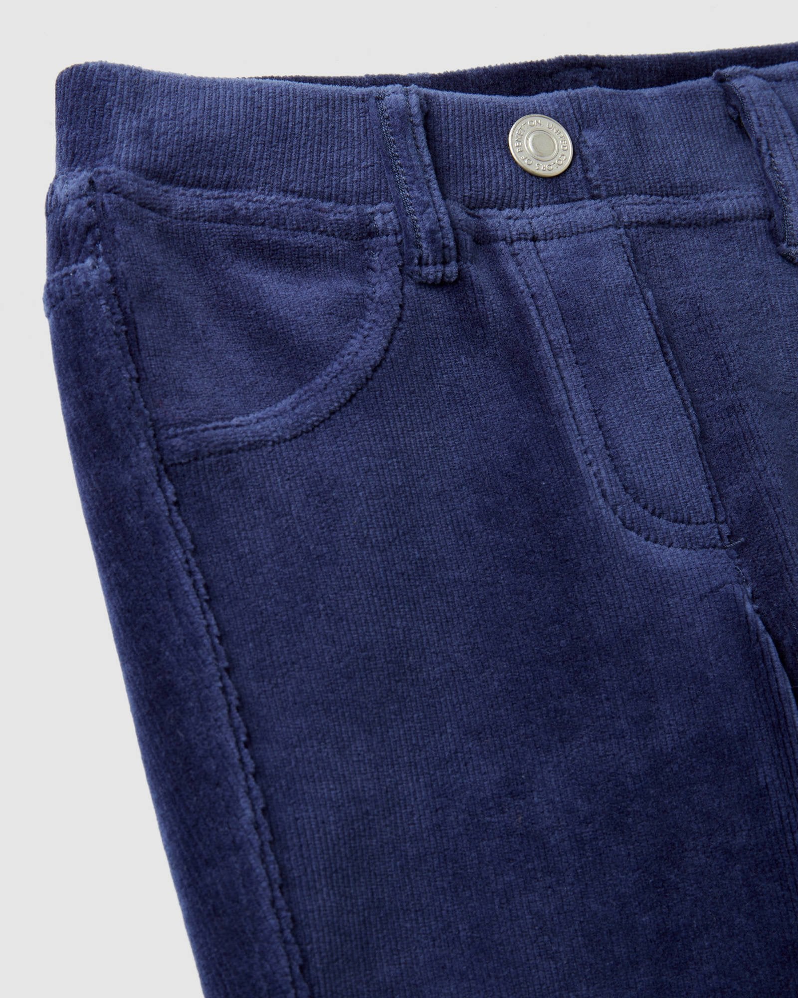 Dark Blue Trousers Benetton