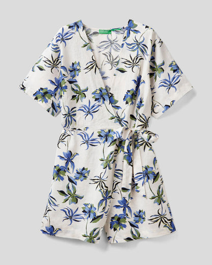 White Overall Benetton