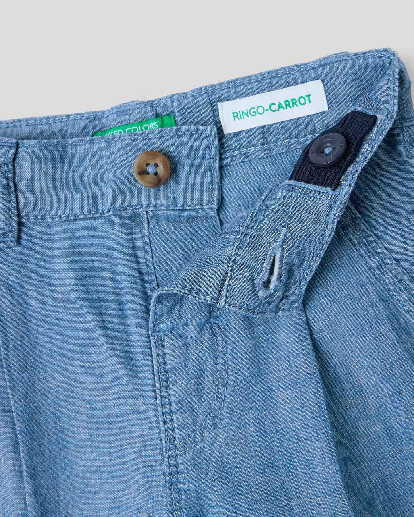 Light Blue Trousers Benetton