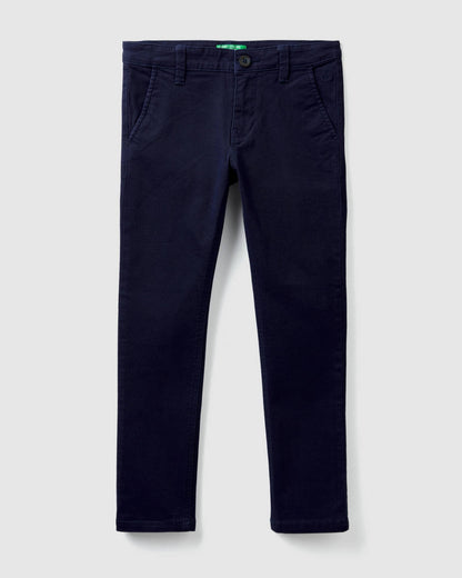 Dark Blue Trousers Benetton
