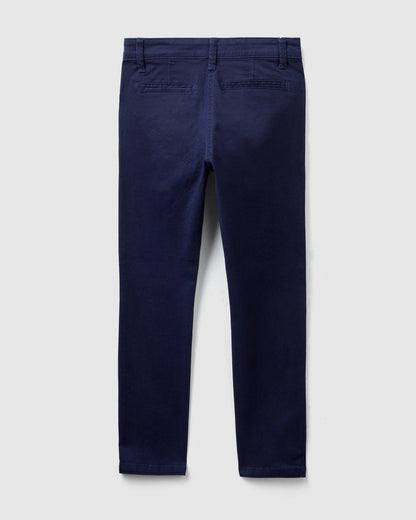 Dark Blue Trousers Benetton