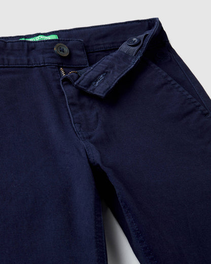 Dark Blue Trousers Benetton