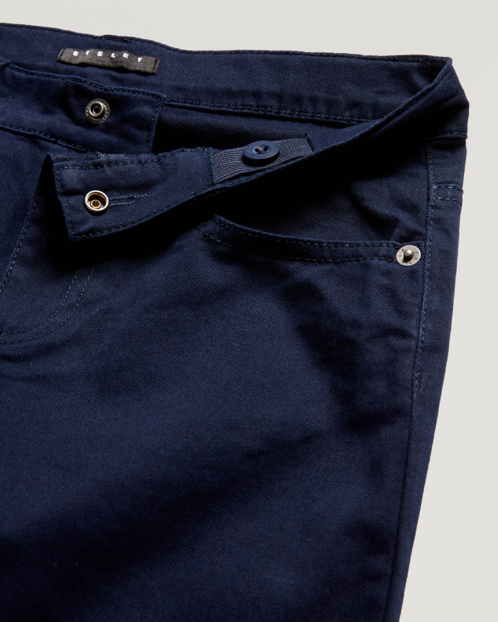 Dark Blue Trousers Sisley