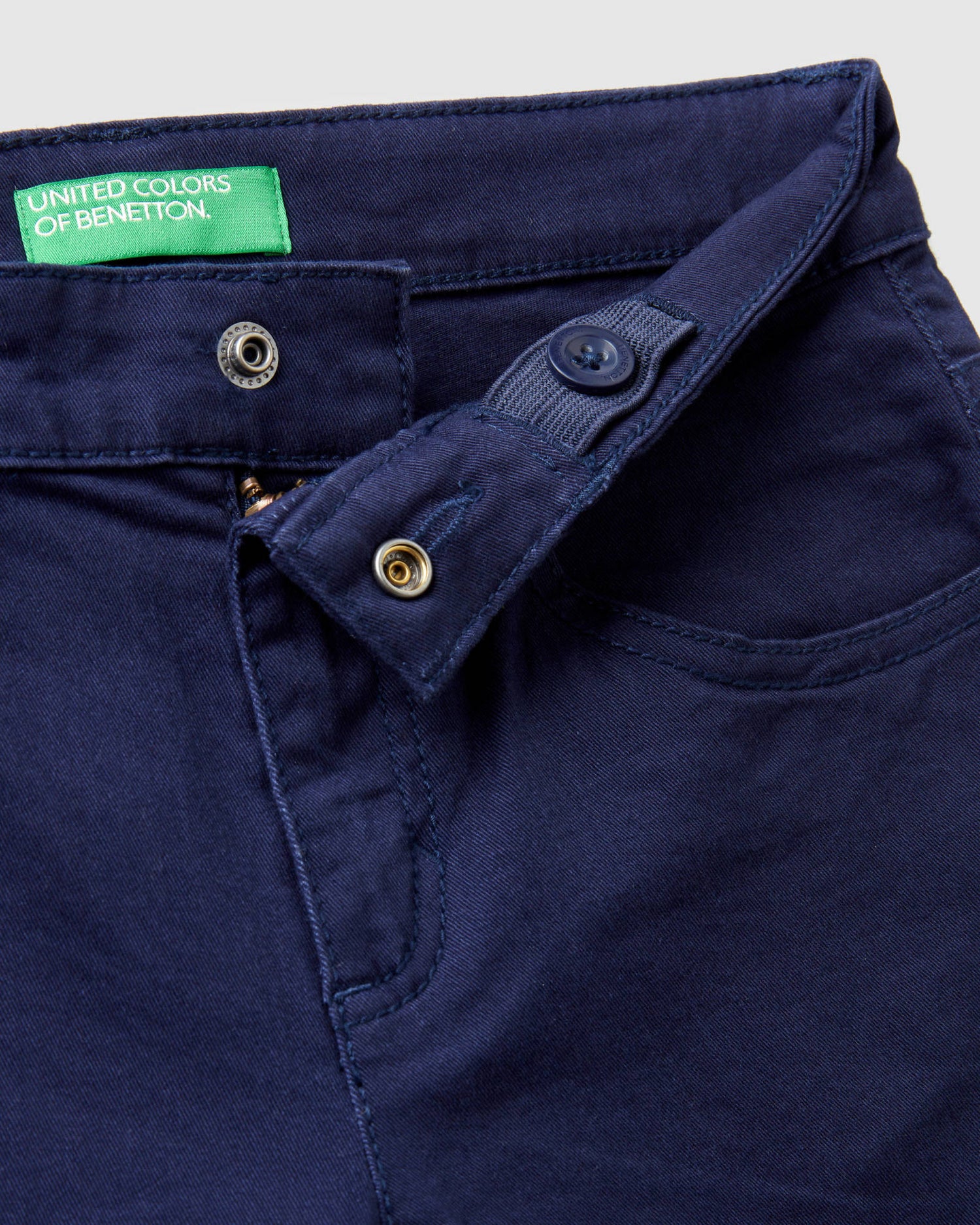 Dark Blue Trousers Benetton