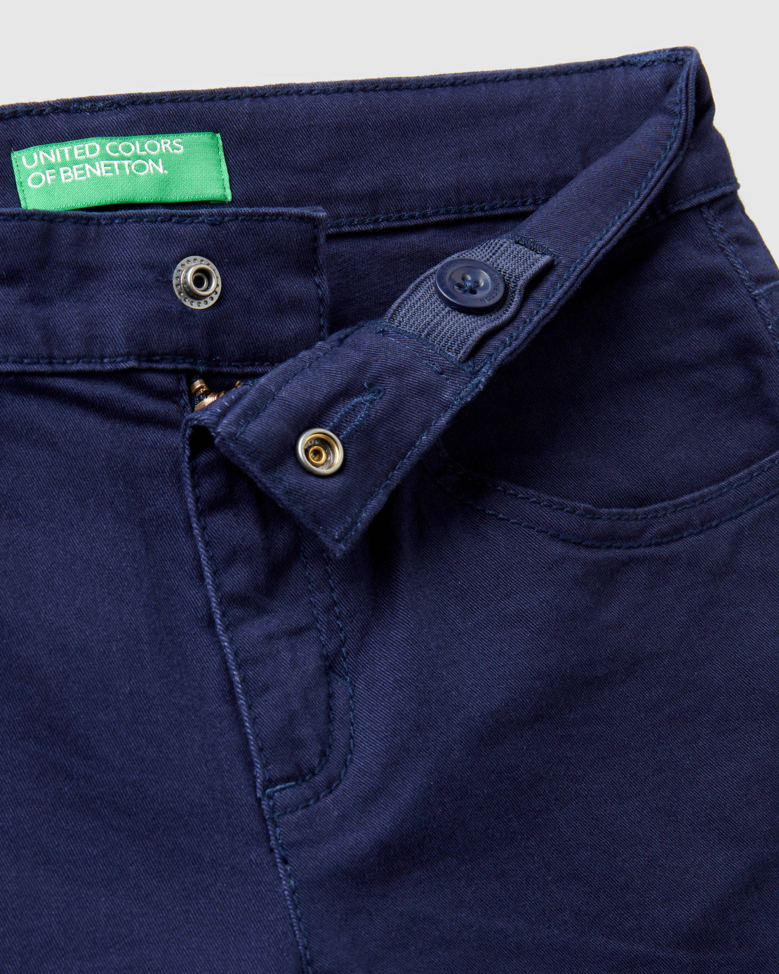 Dark Blue Trousers Benetton