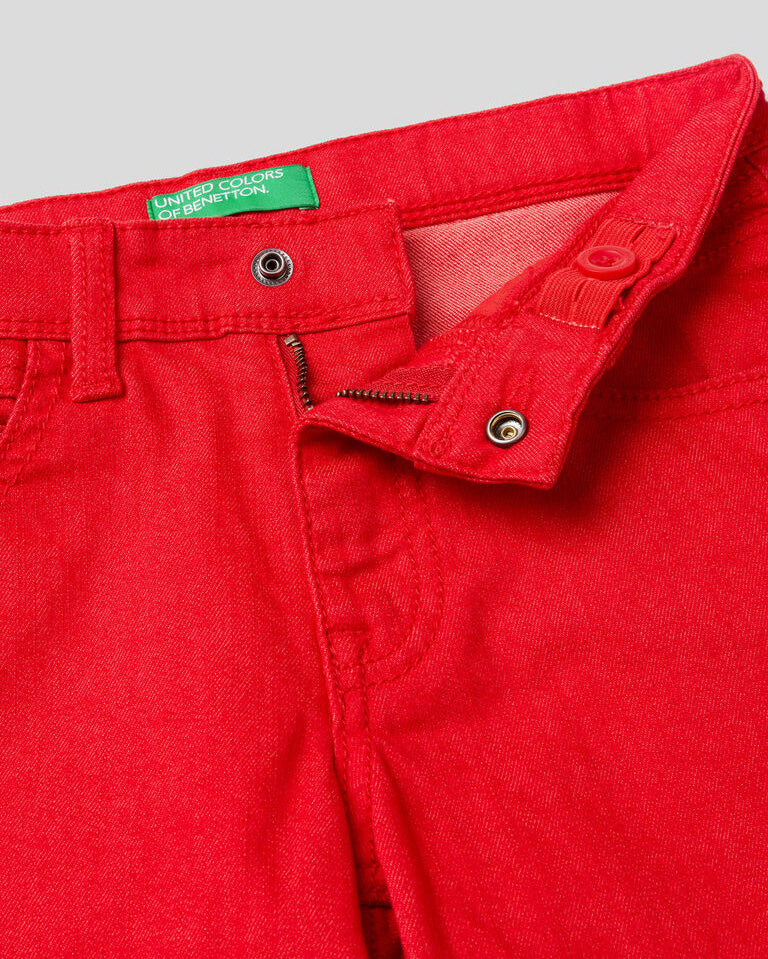 Red Bermuda Benetton