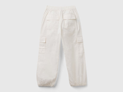 Stretch Cotton Cargo Trousers_4L2VCF03B_0Z3_02