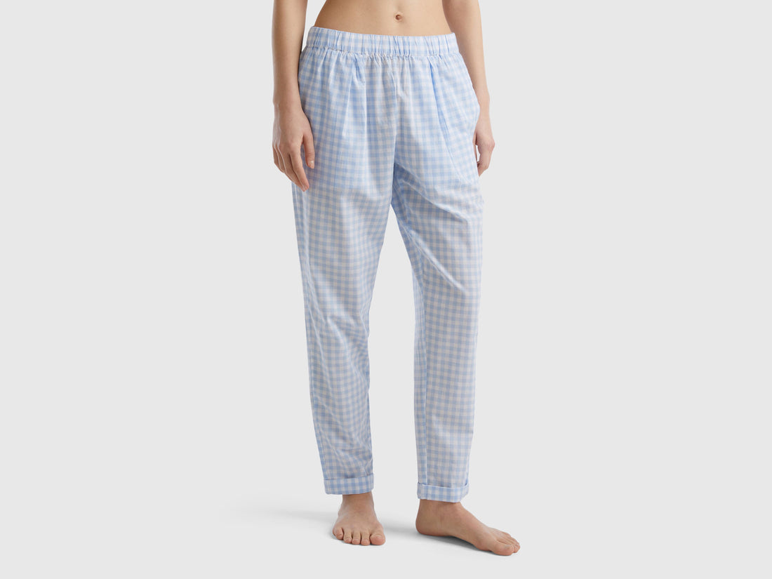 Trousers With Vichy Check Pattern_4LRA3F00F_901_01