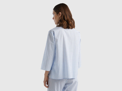 Vichy Check Pattern Pyjama Jacket_4LRA3M004_901_02