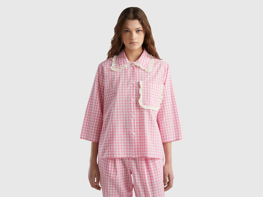 Vichy Check Pattern Pyjama Jacket_4LRA3M004_902_01