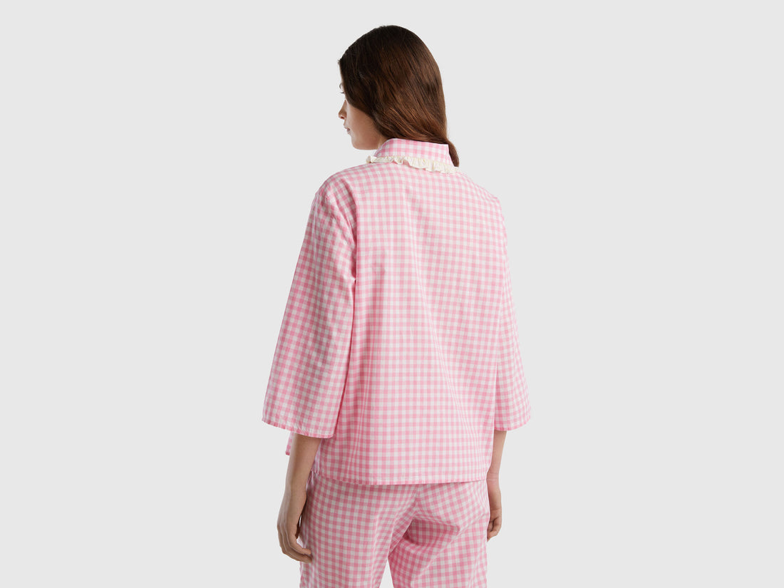 Vichy Check Pattern Pyjama Jacket_4LRA3M004_902_02