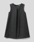 Dark Grey Sleeveless Flannel Dress Benetton