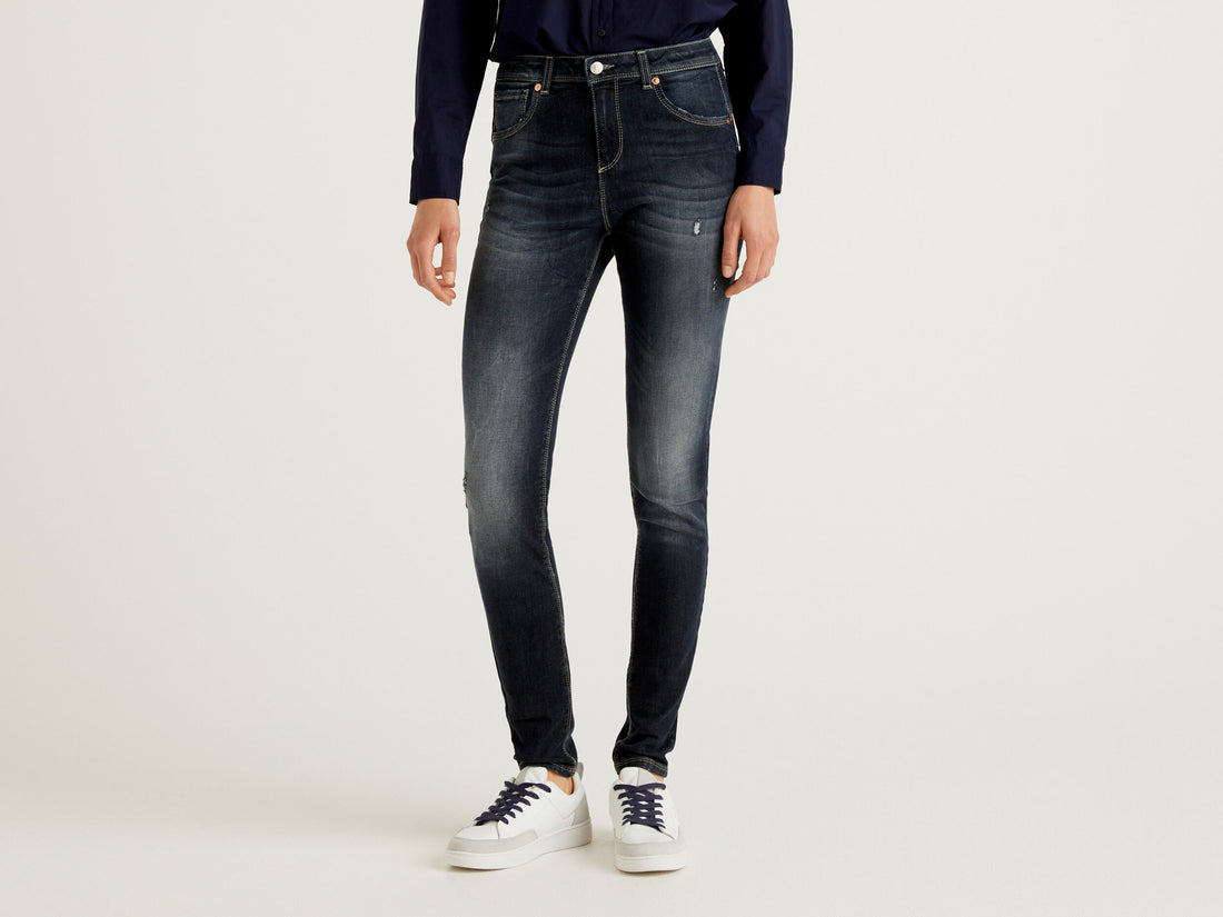 Skinny Fit Push Up Jeans