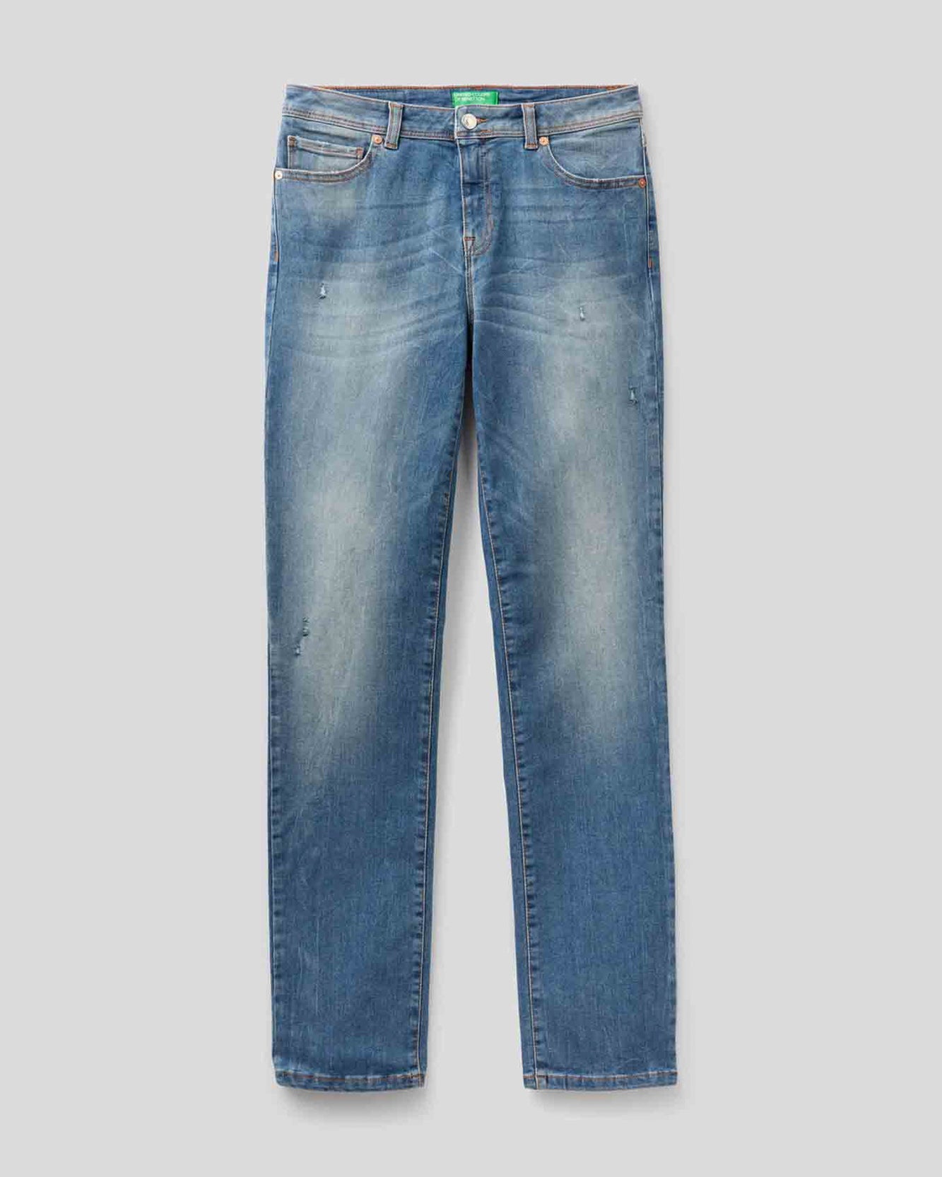 Light Blue Trousers Benetton