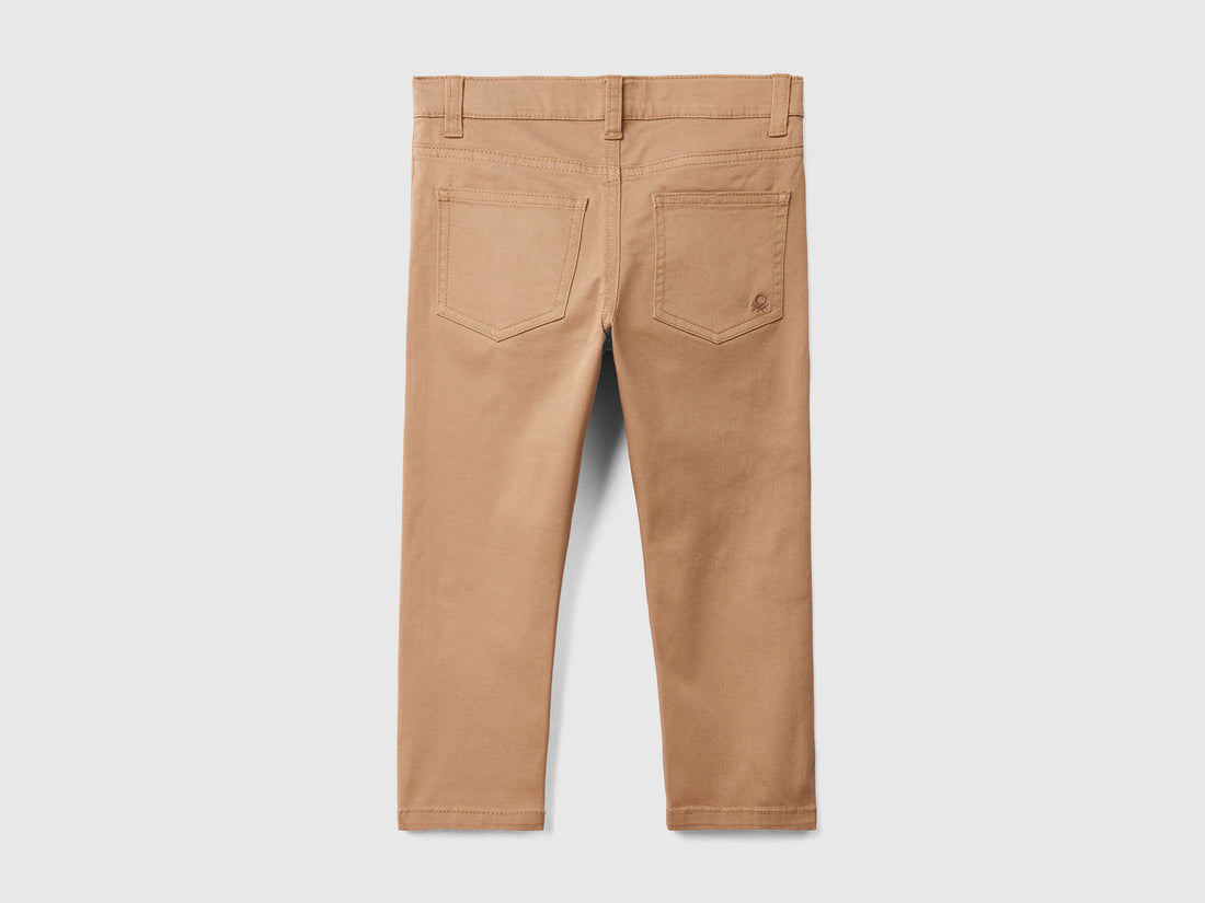 Slim Fit Pants With Five Pockets