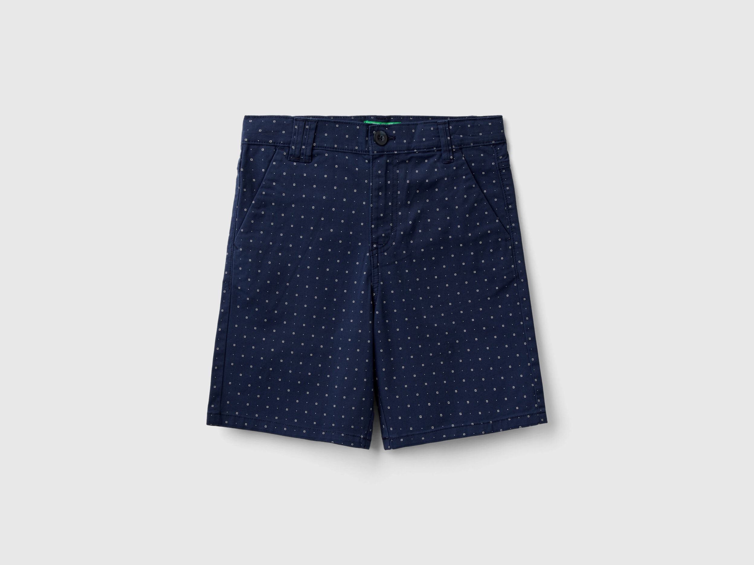 Slim Fit Micro Patterned Bermudas_4PA2C902E_63E_01