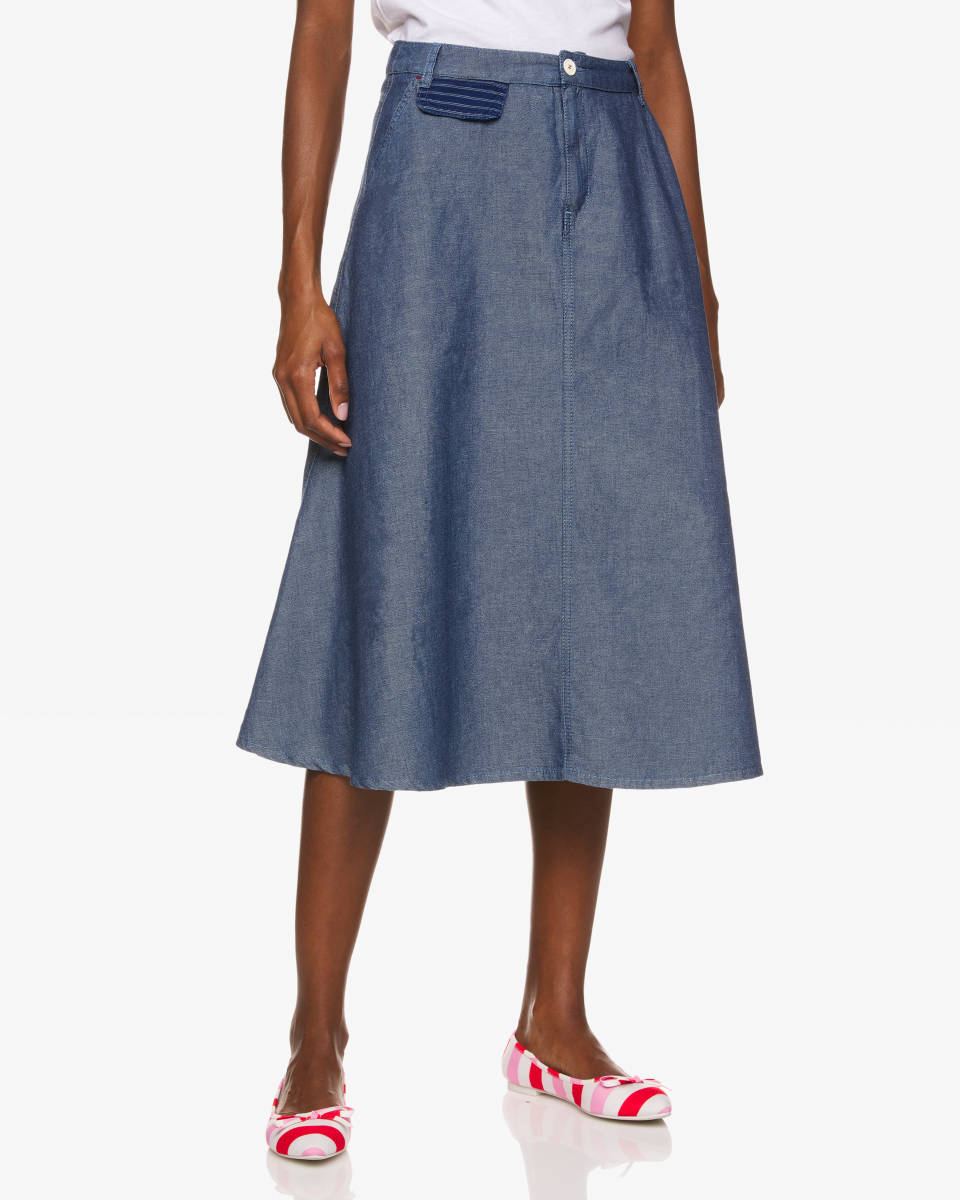 Middle Blue Skirt Benetton