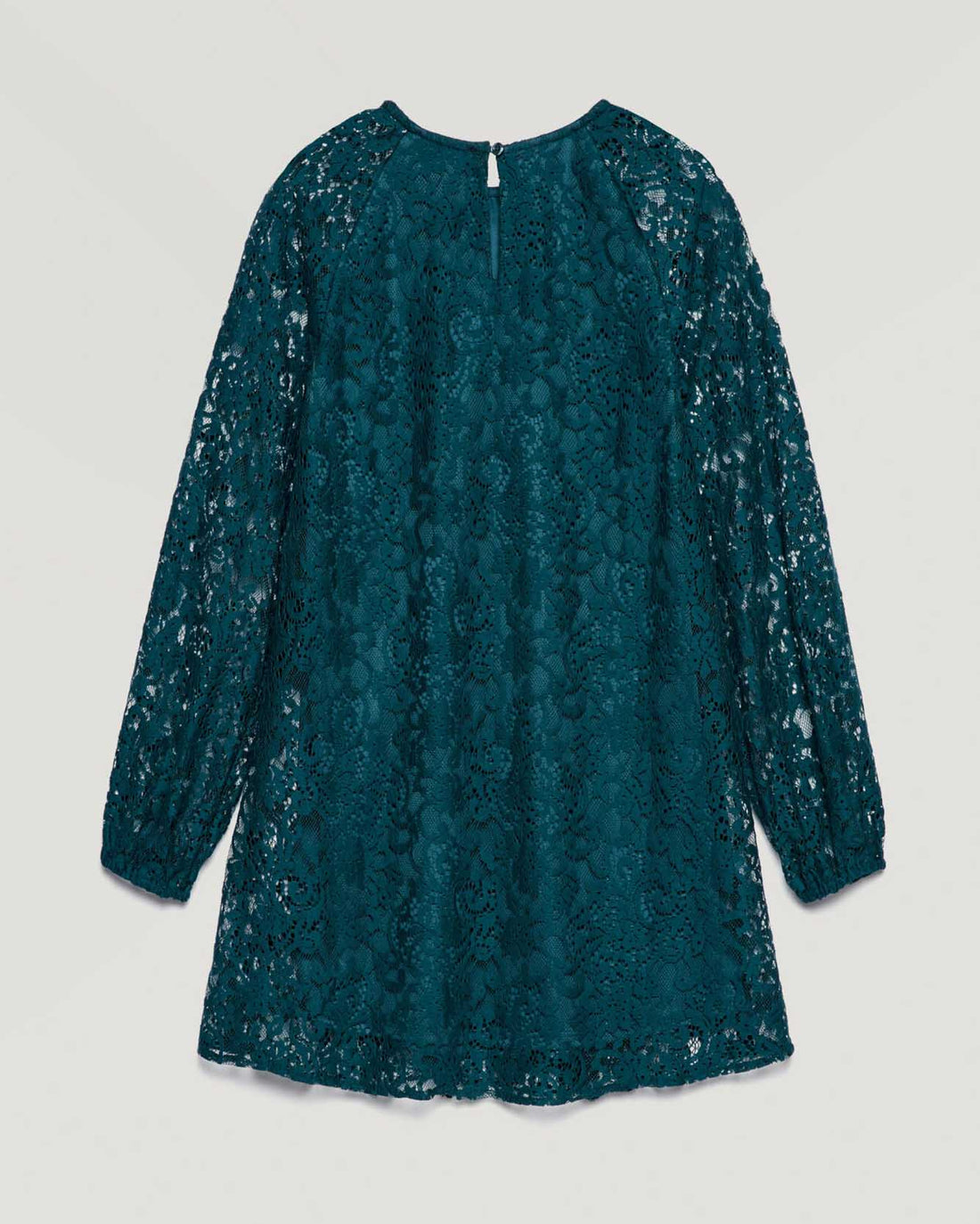 Green Dress+belt Sisley