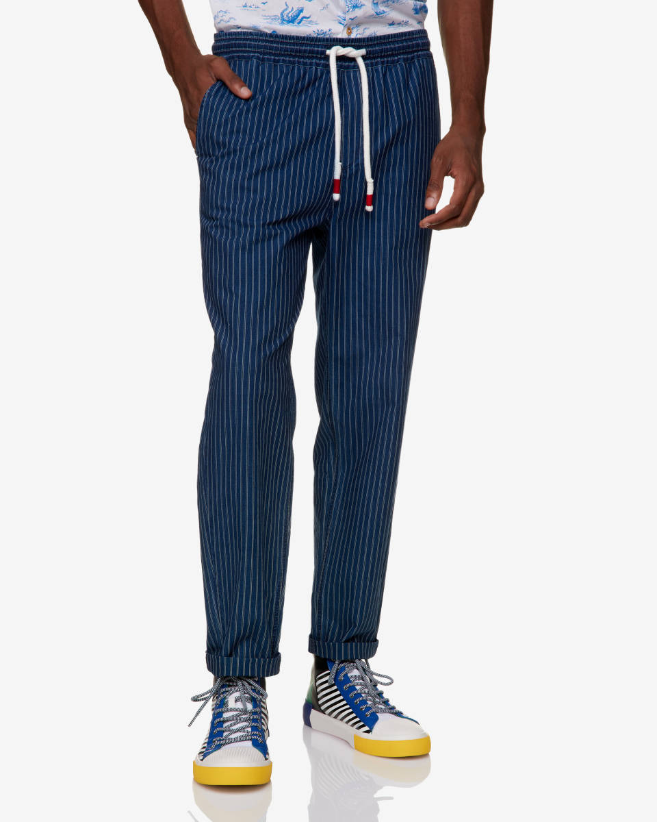 Middle Blue Trousers Benetton