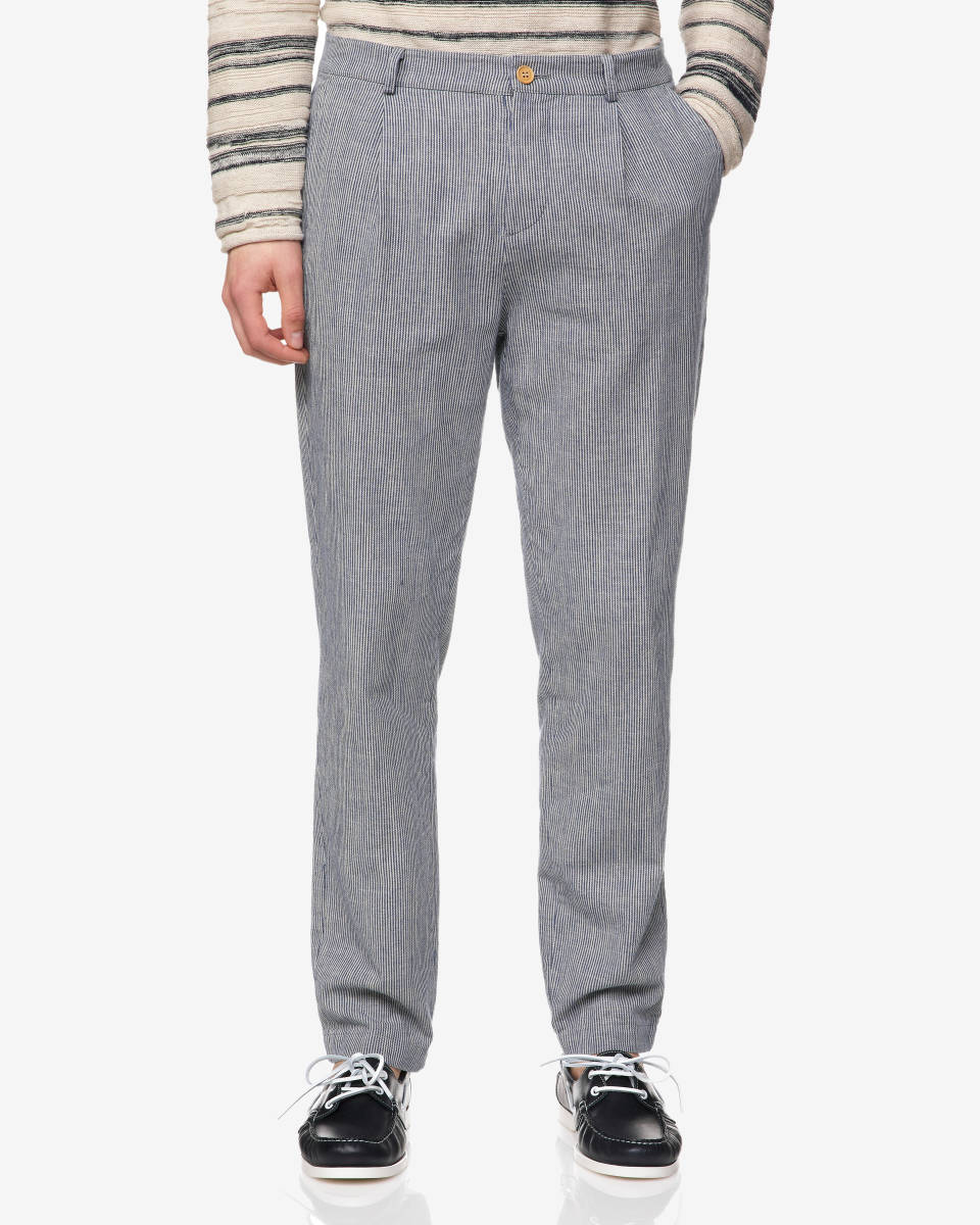 Middle Blue Trousers Benetton