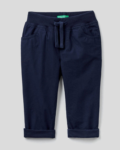 Dark Blue Trousers Benetton