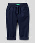Dark Blue Trousers Benetton