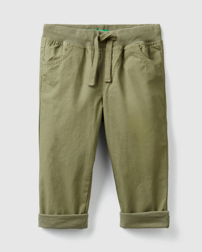 Kaki Trousers Benetton