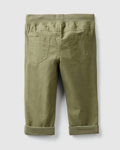 Kaki Trousers Benetton
